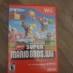 Wii Super Mario Bros Game Complete Tested